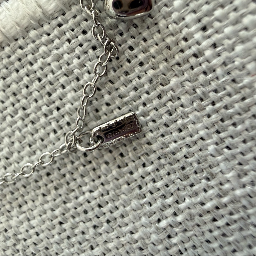 Coach charm silver bracelet with dust bag - Picture 8 of 11